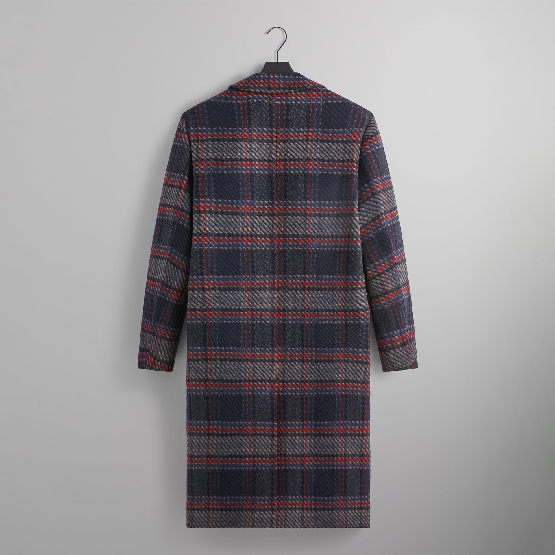 Kith for Bergdorf Goodman Plaid Double Breasted Royce Coat - Nocturnal