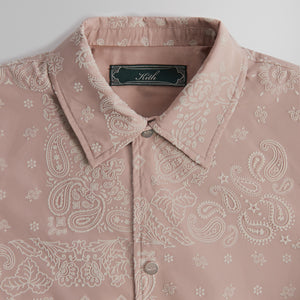 Kith Flocked Deconstructed Bandana Coaches Jacket - Morganite