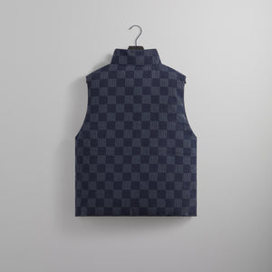Louis Vuitton Blue Nylon Sleeveless Puffer Jacket XXL Louis Vuitton