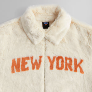 Erlebniswelt-fliegenfischenShops for the New York Knicks Faux Fur Coaches Jacket - Silk