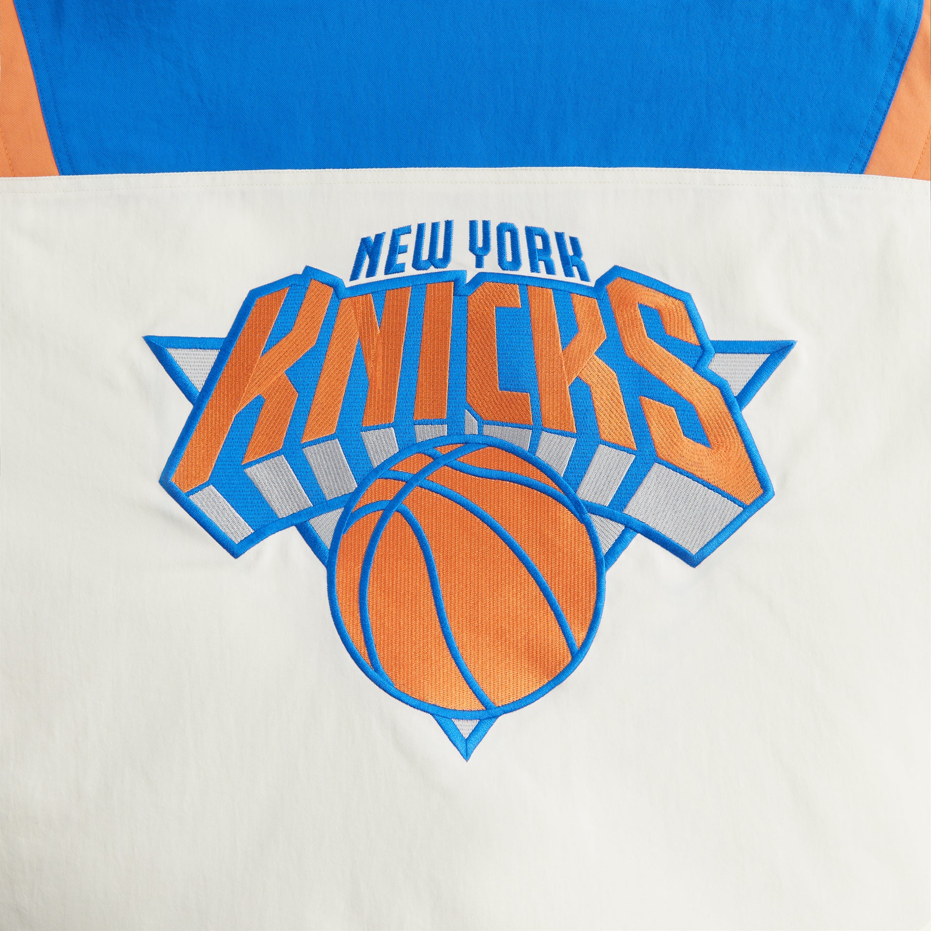 Kith for the New York Knicks Quarter Zip Anorak - Silk