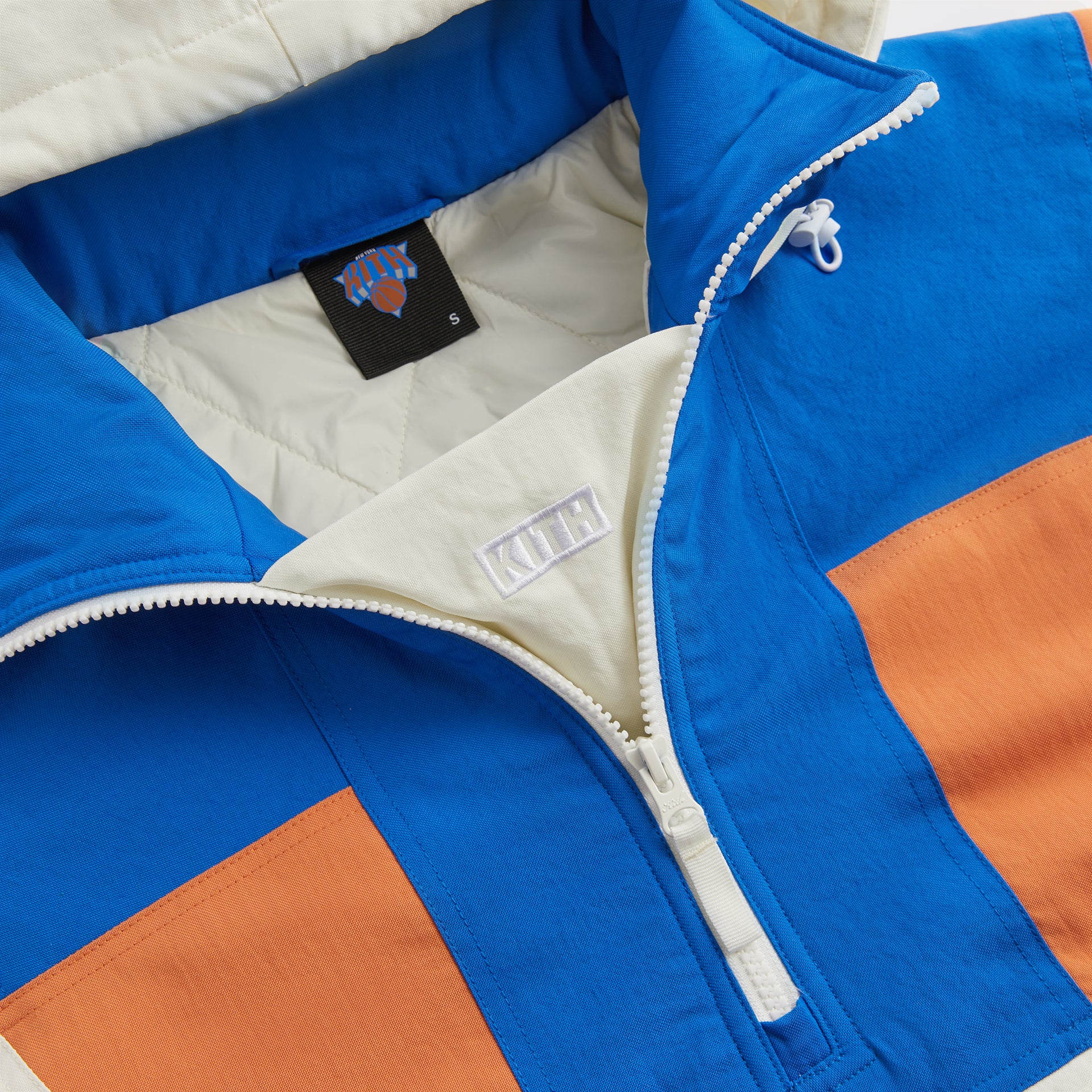 Kith for the New York Knicks Quarter Zip Anorak - Silk