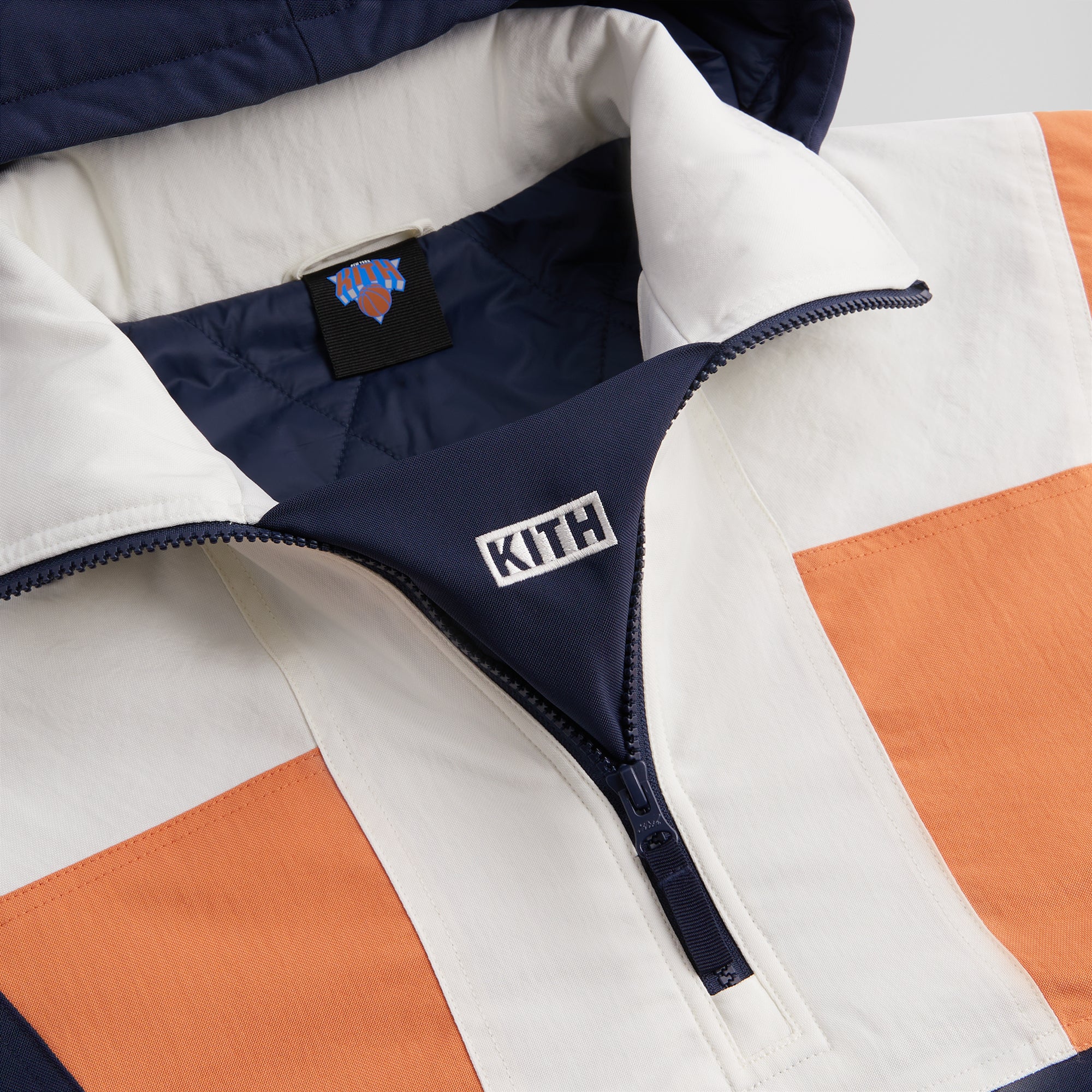 trefoil　kithピンバッチ8個セット Kith for the New York Knicks Wings Quarter Zip Anorak - Black