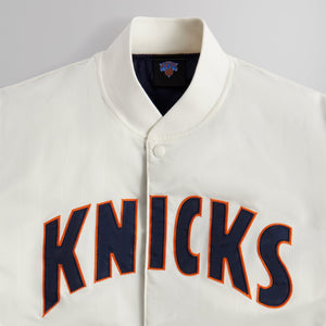 Kith for the New York Knicks Pinstripe Satin Bomber Jacket - Silk PH