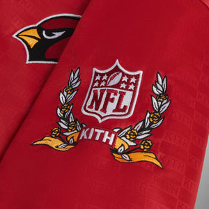 Erlebniswelt-fliegenfischenShops for the NFL: Cardinals Satin Bomber Jacket Chrome - Modified
