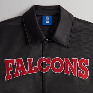 Kith for the NFL: Falcons Satin Bomber Jacket - Black
