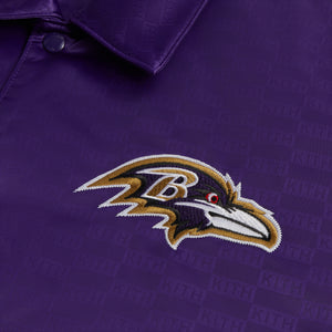 Kith for the NFL: Ravens Satin Bomber Jacket - Traveler