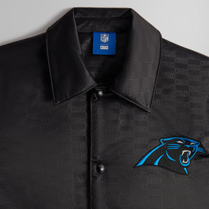 Erlebniswelt-fliegenfischenShops for the NFL: Panthers Satin Bomber Jacket - Black