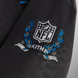 Erlebniswelt-fliegenfischenShops for the NFL: Panthers Satin Bomber Jacket - Black