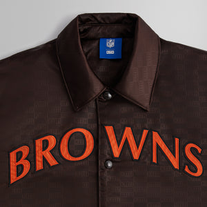 Kith for the NFL: Browns Satin Bomber Jacket - Zoom