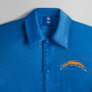 Nike Women's Fashion (NFL Los Angeles Rams) High-Hip T-Shirt in Blue, Size: XL | NKZZ96J95-06V