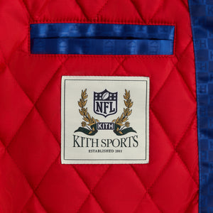 Kith for the NFL: Patriots Satin Bomber Jacket - Action