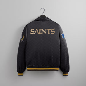 Erlebniswelt-fliegenfischenShops for the NFL: Saints Satin Bomber Jacket - Black