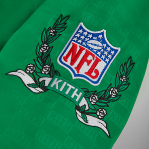 Kith for the NFL: Jets Satin Bomber Jacket - Luna