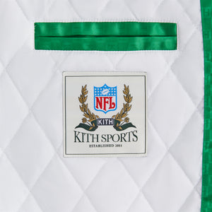 Kith for the NFL: Jets Satin Bomber Jacket - Luna