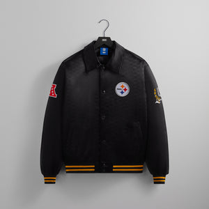 Kith for The NFL: Steelers Satin Bomber Jacket - Black S