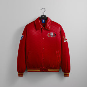 Kith for the NFL: 49ers Satin Bomber Jacket - Dalle