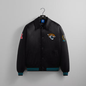 Kith for the NFL: Jaguars Satin Bomber Jacket - Black