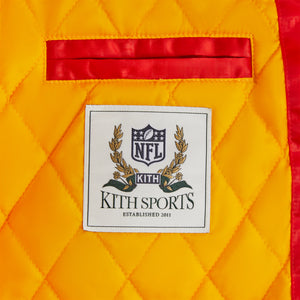 Kith for the NFL: Chiefs Satin Bomber Jacket - Race