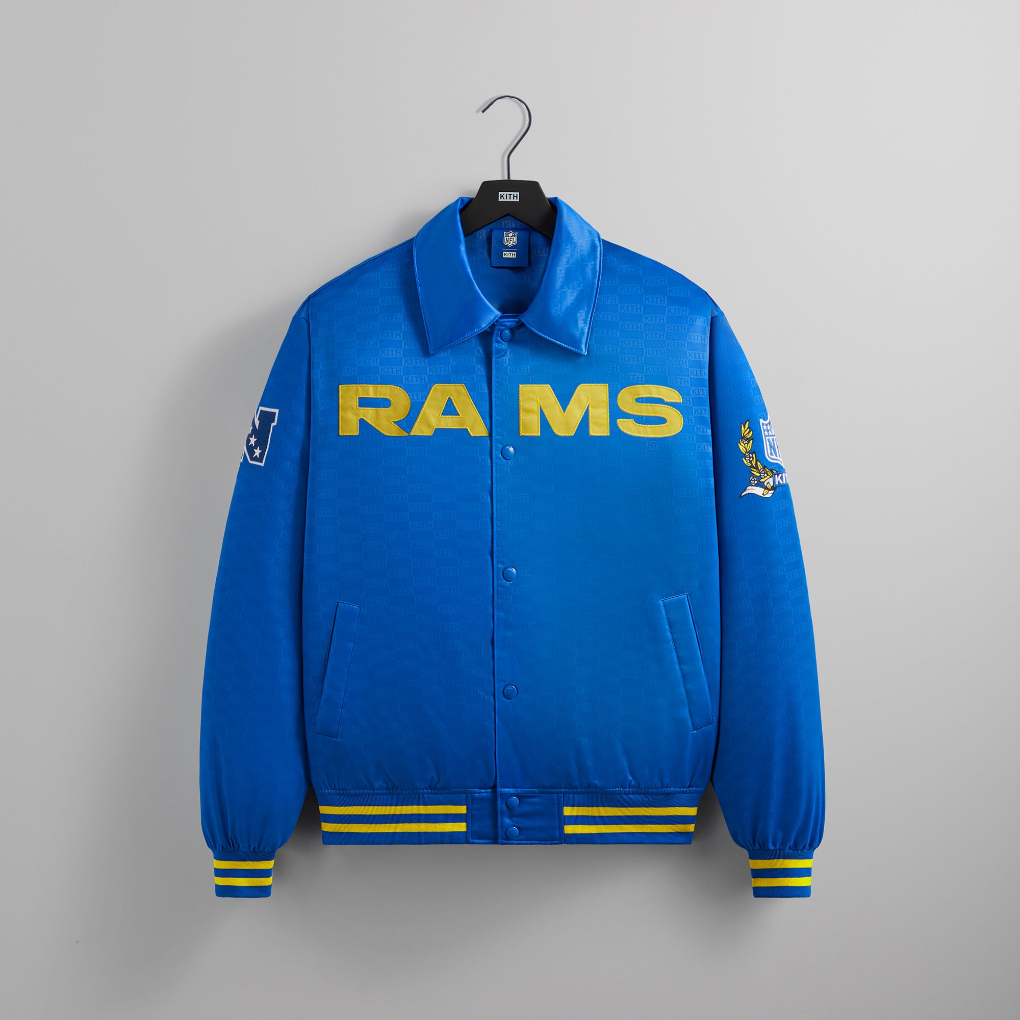 Kith for the NFL: Rams Satin Bomber Jacket - Greek