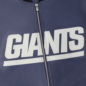 Kith for the NFL: Giants Leather Jacket - Current