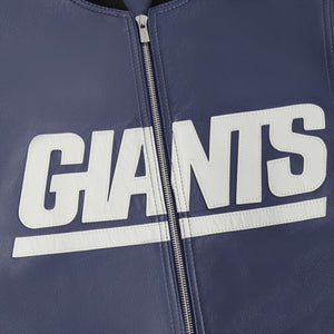 Erlebniswelt-fliegenfischenShops for the NFL: Giants Leather Jacket - Current