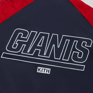 Kith for the NFL: Giants Nylon Padded Jacket - Nocturnal