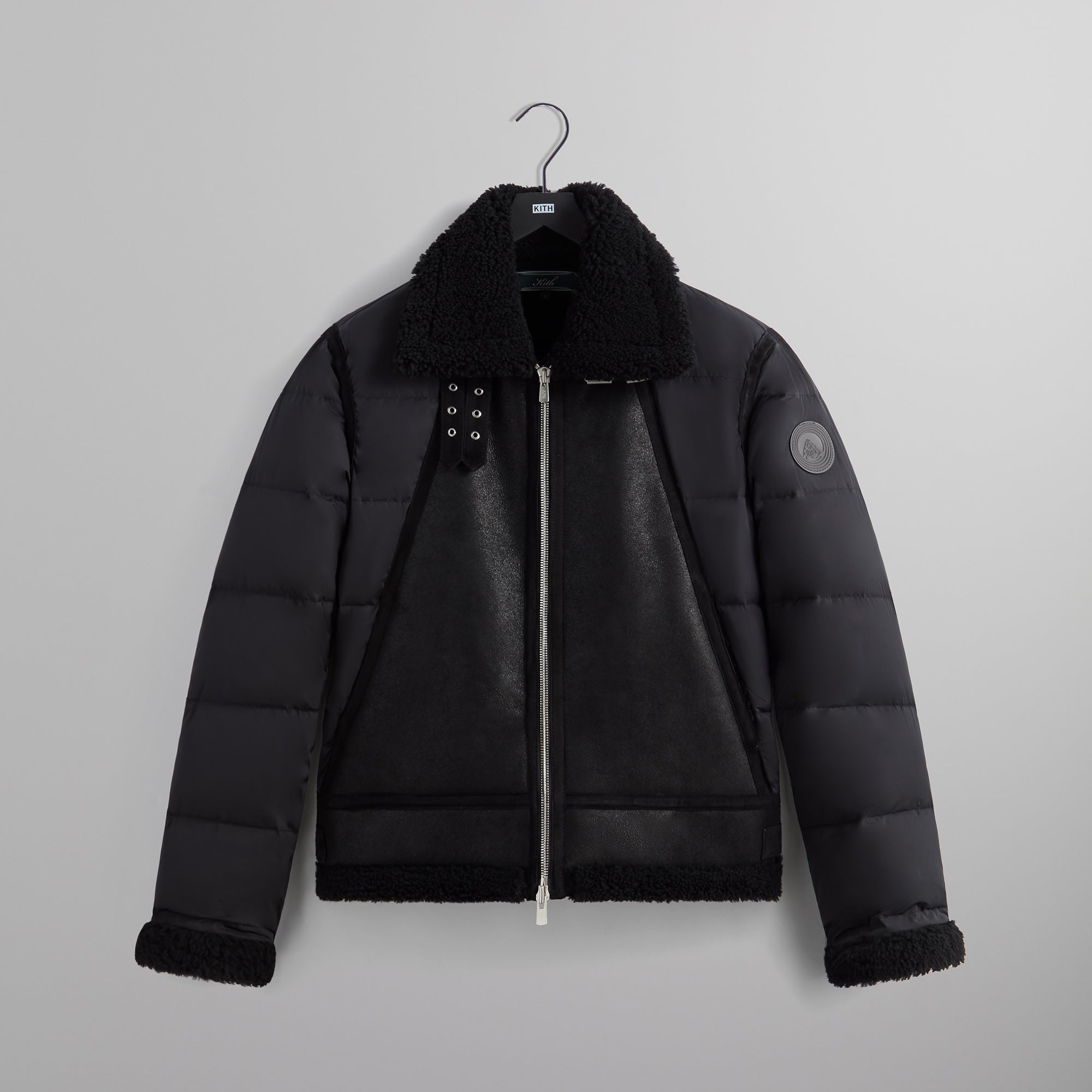 Kith Arden Shearling Combo Jacket - Black