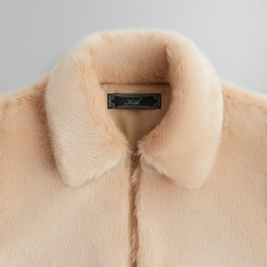 Kith Lloyd Faux Fur Coaches Jacket - Veil
