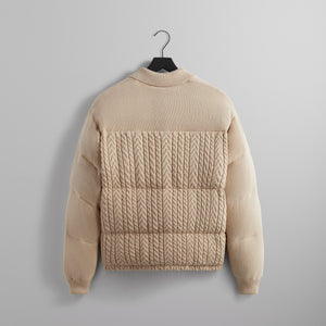 Kith Puffed Stiles Knit Trucker Jacket - Canvas