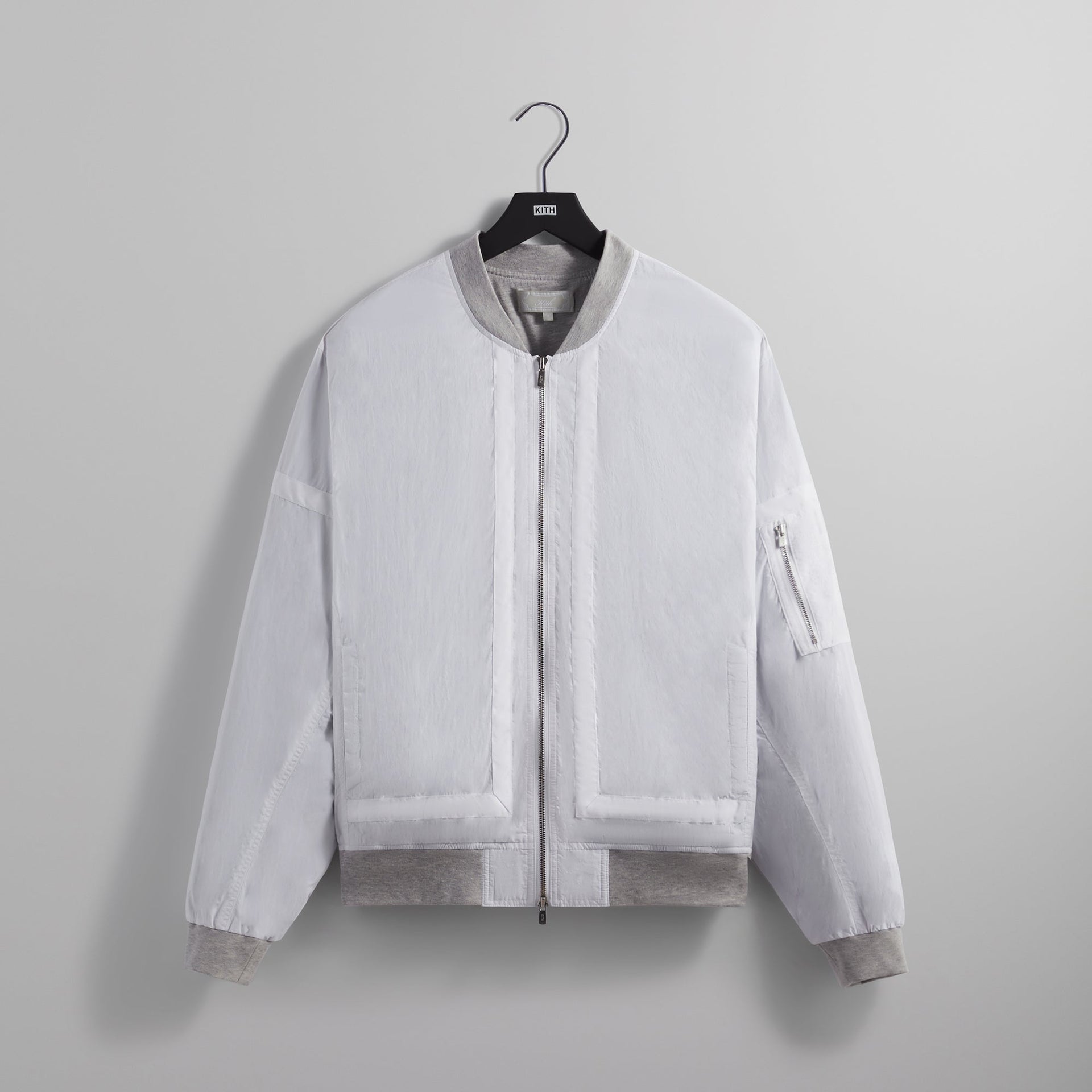 Kith Nylon Silas Bomber Jacket - White PH