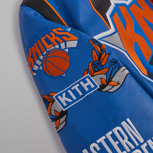 Kith & Jeff Hamilton for the New York Knicks Leather Varsity Jacket -