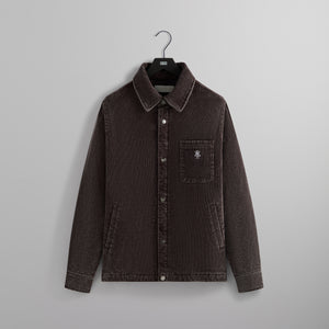 Kith Washed Corduroy Brixton Puffed Shirt Jacket - Incognito