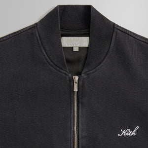 Kith Fleece Avery Bomber Jacket - Black