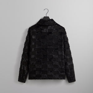 Kith Lloyd Faux Fur Coaches Jacket - Black