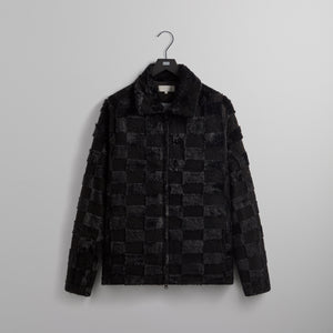 Kith Lloyd Faux Fur Coaches Jacket - Black