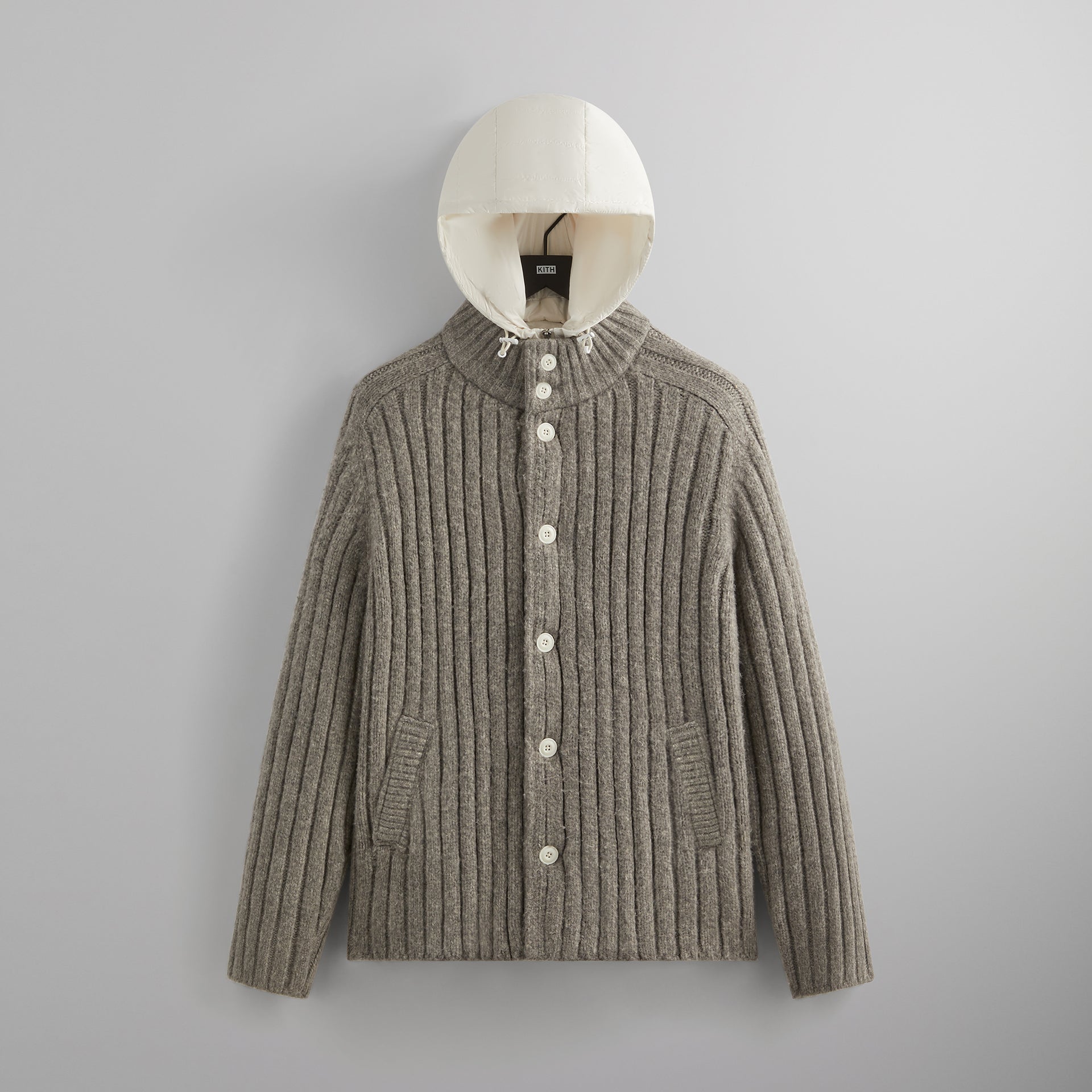 &Kin Knit Alvaro Jacket With Liner - Medium Heather Grey