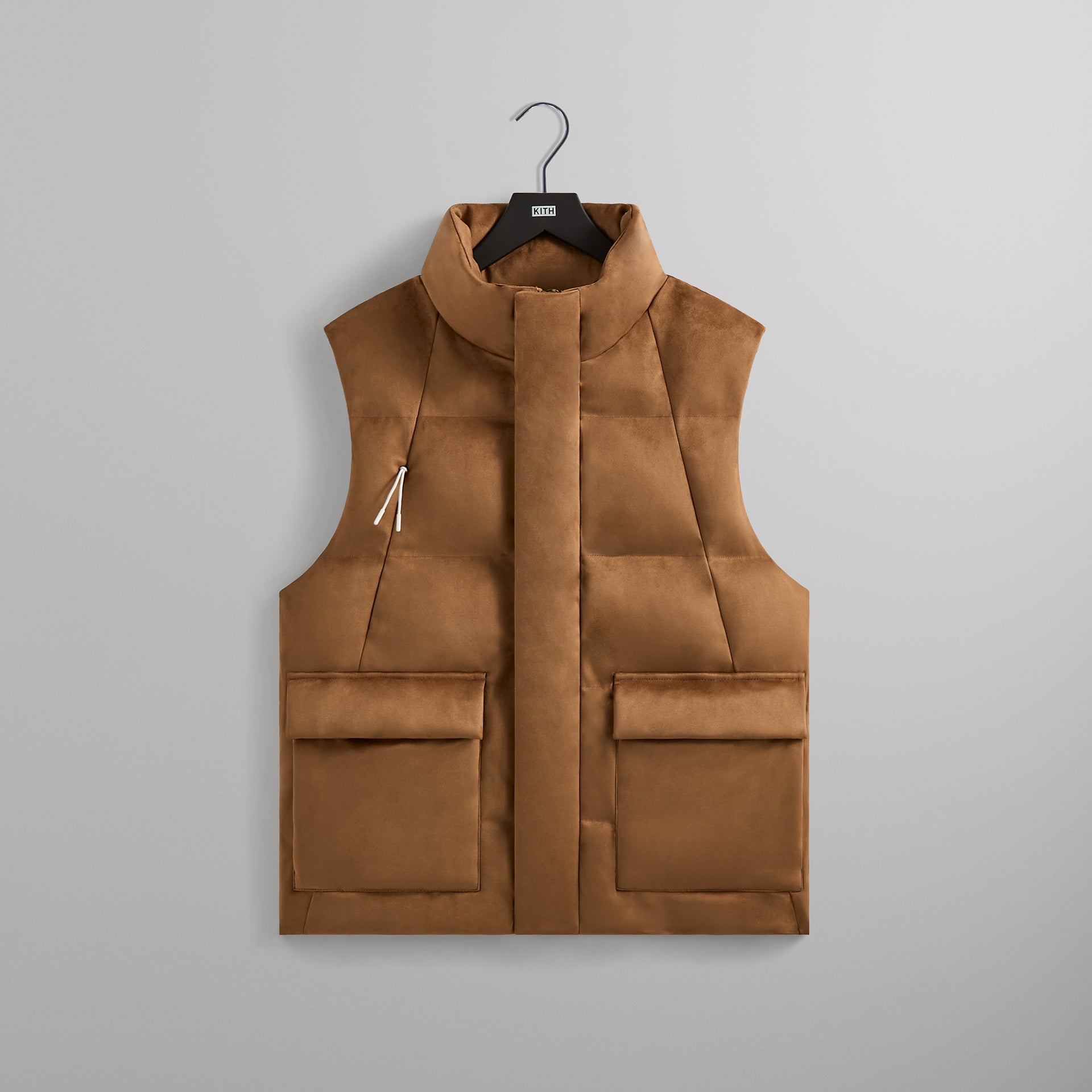 Kith Bonded Microsuede Midi Vest - Mesa