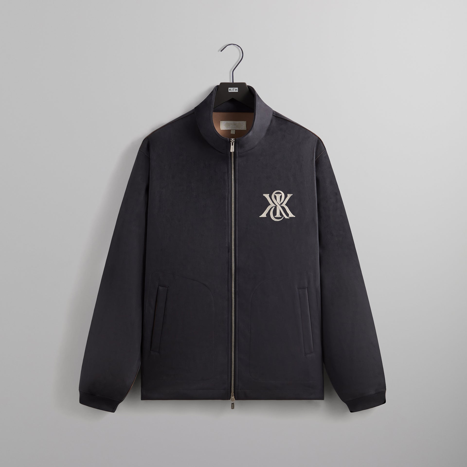 Kith Bonded Microsuede Ali Track Jacket - Nocturnal