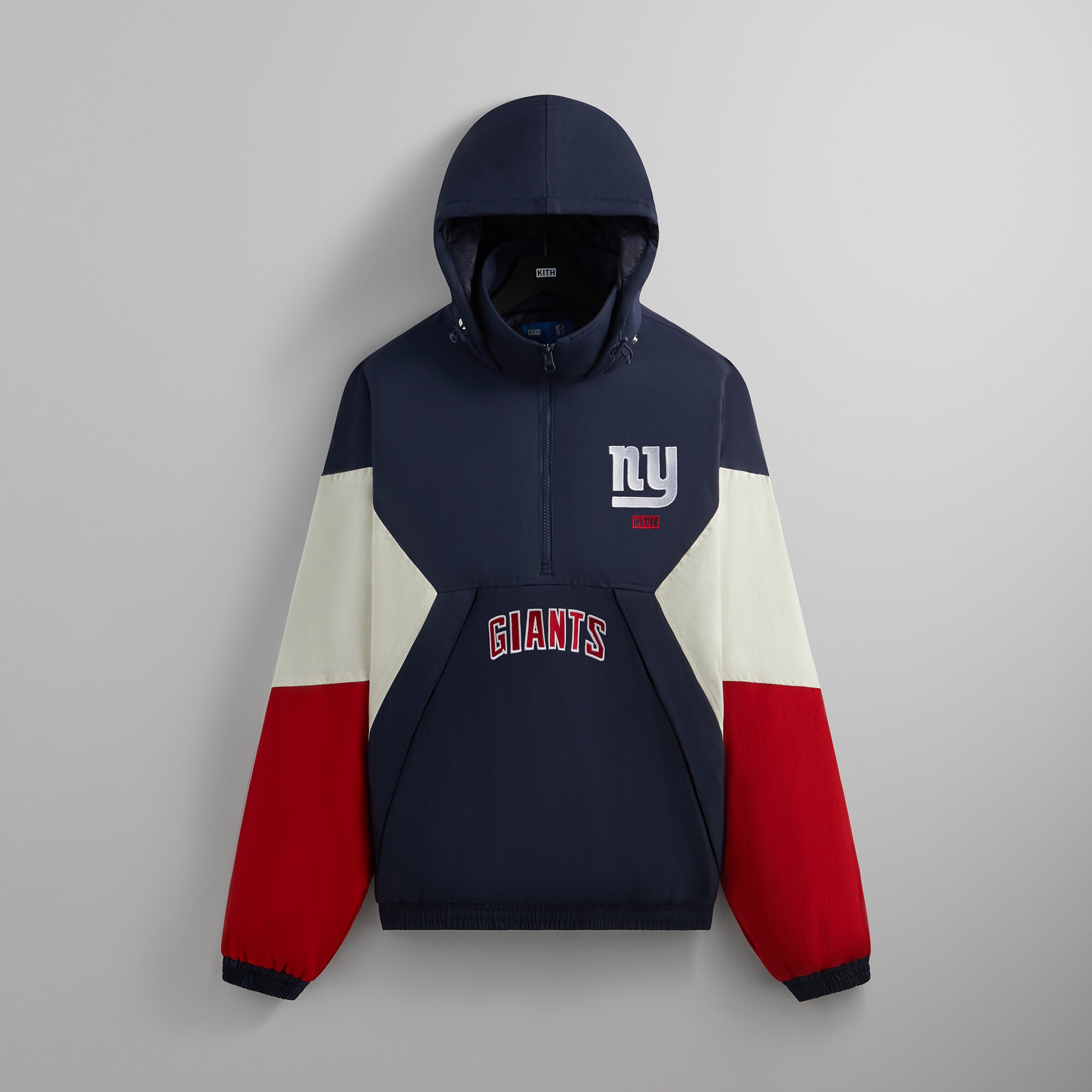 Kith & '47 for the NFL: Giants Quarter Zip Anorak With Hood - Nocturna