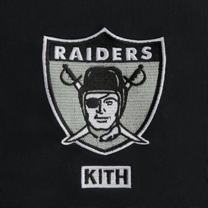 Kith & '47 for the NFL: Raiders Quarter Zip Anorak With Hood - Black