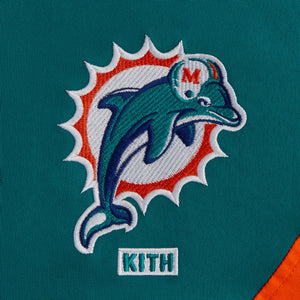 Kith & '47 for the NFL: Dolphins Quarter Zip Anorak With Hood - Center PH