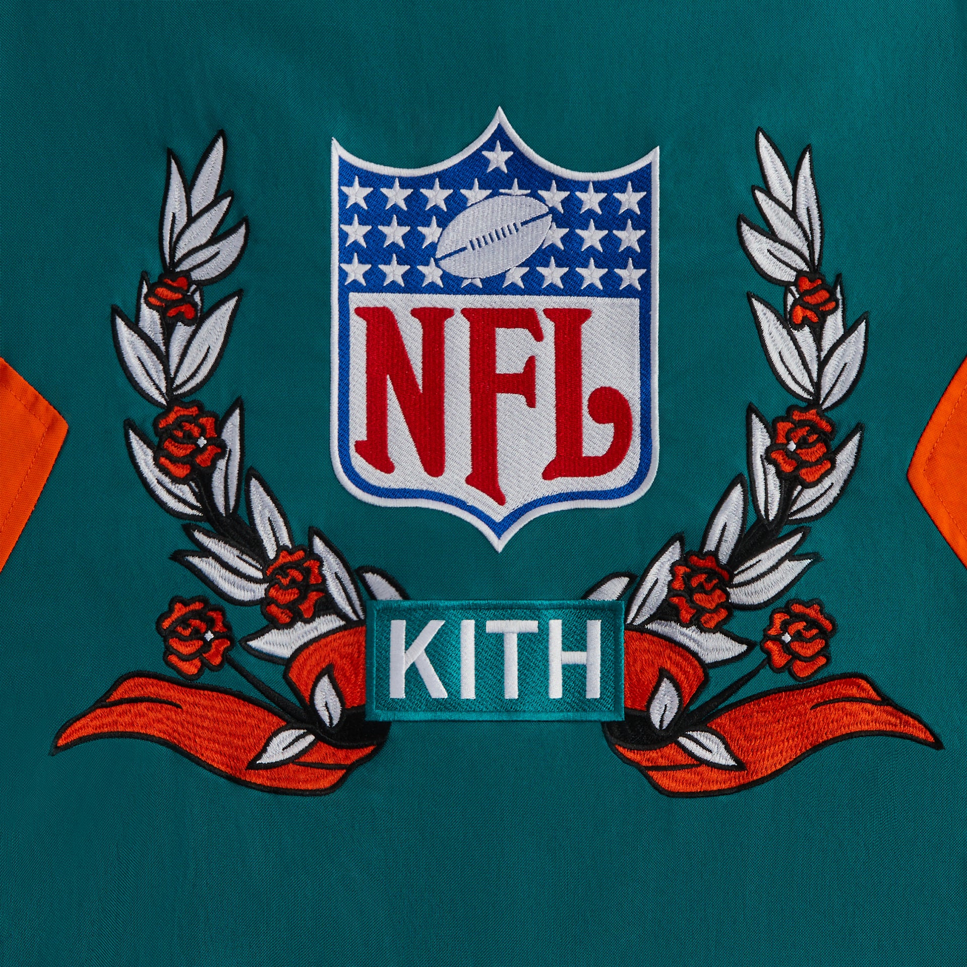 Kith & '47 for the NFL: Dolphins Quarter Zip Anorak With Hood - Center