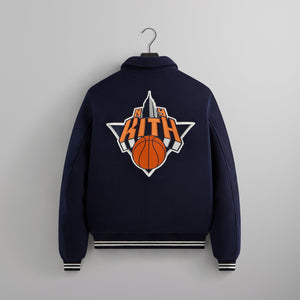 Kith for the New York Knicks Empire Wool Coaches Jacket - Nocturnal PH