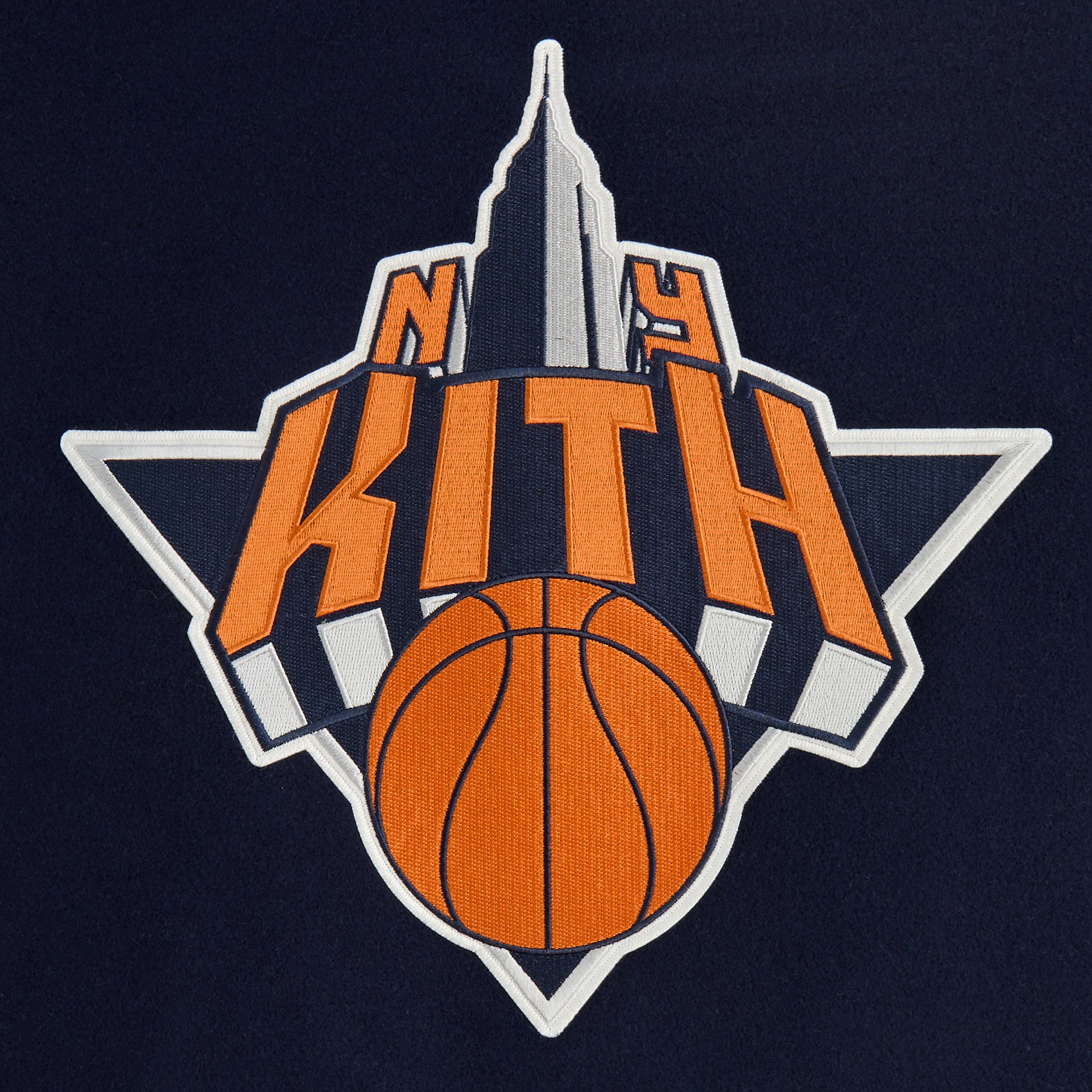Kith for the New York Knicks Empire Wool Coaches Jacket