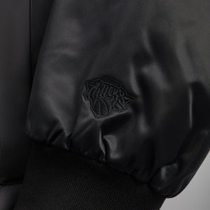 Kith for the New York Knicks Ball Satin Bomber Jacket - Black PH