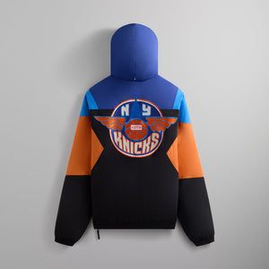 Kith for the New York Knicks Wings Quarter Zip Anorak - Black PH