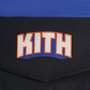 Kith for the New York Knicks Wings Quarter Zip Anorak - Black