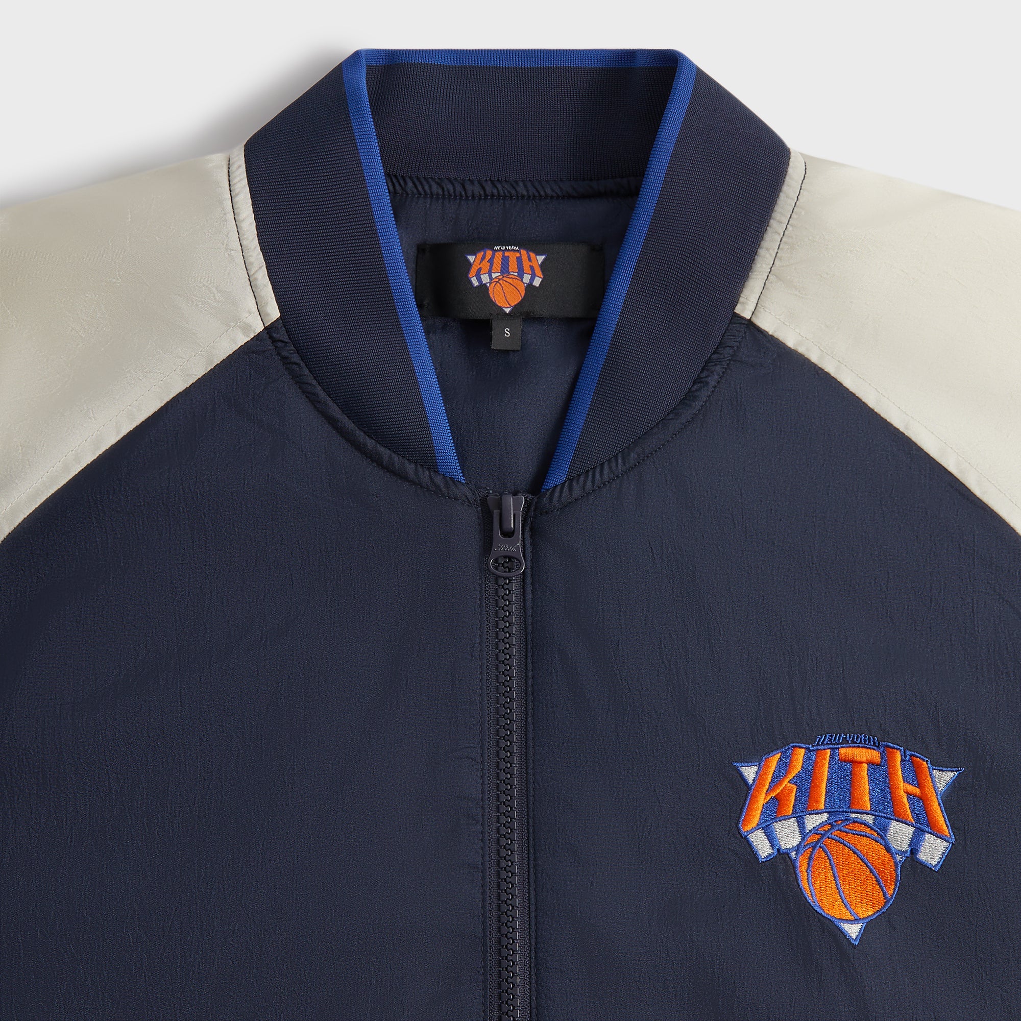 Kith for the New York Knicks Nylon Quarter Zip - Nocturnal Kith for the New York Knicks Nylon Quarter Zip - Nocturnal