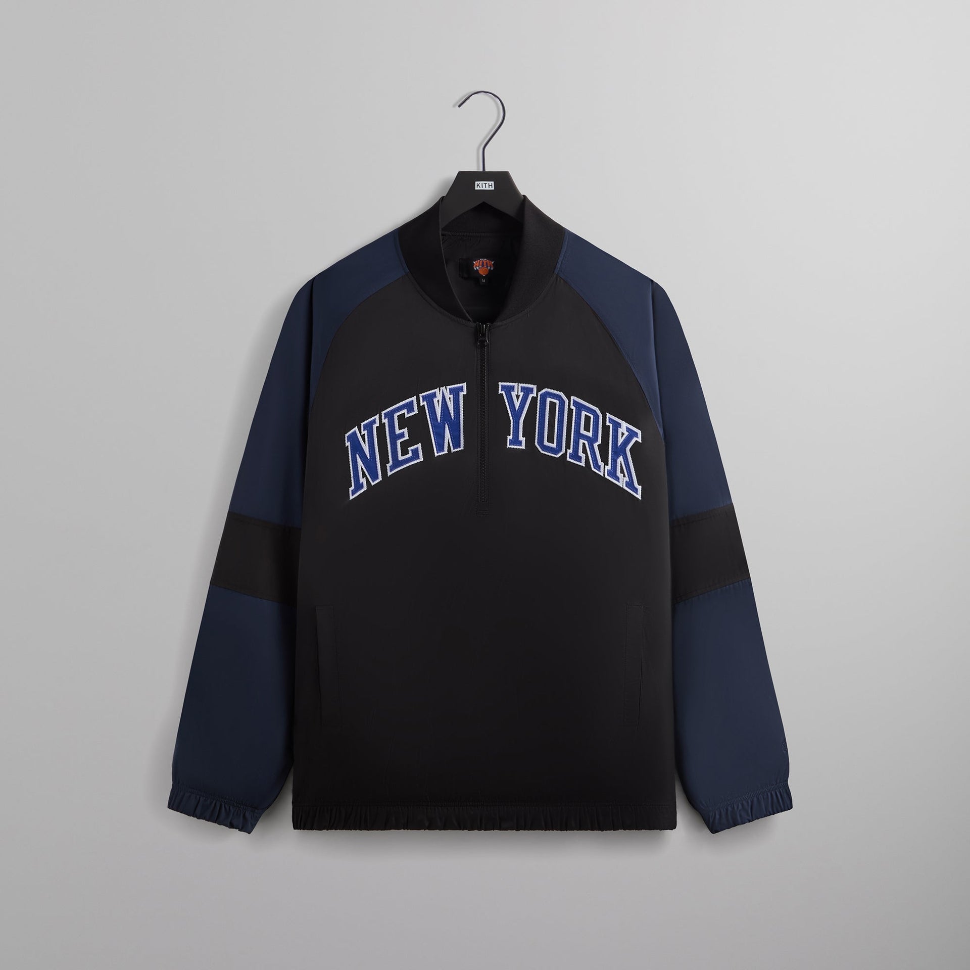 Kith for the New York Knicks Ball Nylon Quarter Zip - Black PH